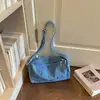 Industria Pesada Remache Nicho Lujo Ligero Almohada Bolsa de Mezclilla 2026 Nueva Textura Moda Casual Bolso de Hombro Único Cruzado