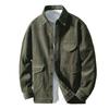 2025 Nuevo Otoño Japonés Retro Ropa de Trabajo para Hombre Versátil Diseño Patchwork Holgado Casual Chaqueta Americana Abrigo