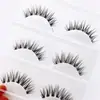 Abuela Conejo S05 Pestañas Postizas Cola de Golondrina Tallo Ultra Fino Transparente Maquillaje de Novia Pestañas Postizas de Una Pieza Cola de Pescado V