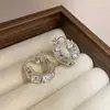 Novos Brincos Quadrados de Zircônia Azul Light Luxury 2026 Moda de Alto Padrão Nicho Acessórios de Brinco Exquisitos Elegantes