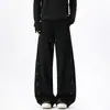 Outono 2026 Nova Marca Tendência Masculina Calça Jogger Masculina Desconstruída com Costura Lateral Bordada de Estrela Estilo Coreano High Street Calça Longa Curva