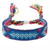 Moda Europeia e Americana Cor Nepal Pulseira Tecida Estilo Étnico Boêmio Corda de Mão Sorte Amizade Casal Pulseira