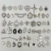 Acessórios de Hardware Populares Pingentes de Colar DIY Tags de Platina Destacáveis para Bolsas e Acessórios de Vestuário