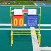 Marcador de Baloncesto para Jardín de Infancia Soporte de Piso para Marcador de Fútbol Volteable Voleibol Tenis de Mesa Deportes al Aire Libre Puntos