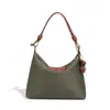 Bolsa tote tipo bolsa de dumplings de nailon estilo francés, bolsa clásica de alta calidad para ir al trabajo y para mamás, bolso de hombro ligero de gran capacidad