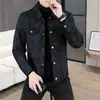 Chaqueta nueva para hombre de primavera y otoño 2026, top de moda casual elegante y versátil con cuello de solapa