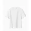 Nova Coleção Primavera 2026 Estilo Co*S Corte Padrão Algodão Gola Redonda Manga Curta Camiseta Feminina Versátil para o Dia a Dia