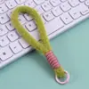 Lanyard de Felpa Colorido para Teléfono Colgante de Muñeca con Cuerda Tejida a Mano en Forma de Estrella Llavero Lanyard para Botella de Agua