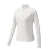 5432 Sudadera 2026 Nueva Camiseta de Manga Larga de Secado Rápido y Alta Elasticidad Sudadera con Cuello Alto para Mujer Deportes al Aire Libre Senderismo Ciclismo