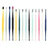 Set Personalizado de Recogedores de Oído de Silicona, Limpiador de Oídos de Resorte Espiral de Doble Cara de Dos Piezas, Kit de Limpieza de Oídos
