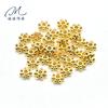 Accesorios de Cuentas de Pétalos de Copo de Nieve con Conservación de Color Oro de 14K DIY Hecho a Mano Pulsera Collar Cuentas Espaciadoras Materiales de Cuentas Sueltas