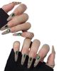 Nuevo Diamante Plano Esmeralda Forma de Gota de Agua Diamante de Cristal para Uñas verde oscuro Adornos de Uñas Navideños Vintage
