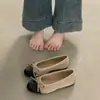 Sapatilhas Mary Jane estilo Chanel, sapatos de bico redondo para mulheres, nova coleção outono/inverno 2026, sapatilhas em formato de ovo
