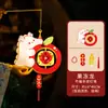 Festival del Medio Otoño Linterna de Bambú Imitación Conejo Año de la Serpiente Linterna Puesto de Mercado Nocturno Linterna Portátil para Niños Juguete DIY Hecho a Mano
