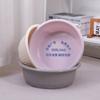 Lavabo de plástico para el hogar, palangana de pies engrosada, palangana para verduras de cocina, palangana de lavandería engrosada para niños y bebés al por mayor