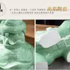 Jingdezhen 4kg Verde Sombra Pixiu Botella de Vino Olla de Vino Casa del Pueblo Vino Suelto Sellado Botella para Remojar Tarro de Vino Adorno de Colección