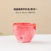 Leer taza de flor de cristal afilado para horno taza individual azul taza especial personal taza de té de cerámica taza de té de alta temperatura