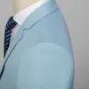 Traje Casual de Negocios Nuevo para Hombre Transfronterizo Conjunto de Tres Piezas para Hombre Dos Botones Estilo Coreano Corte Delgado Traje de Novio traje Hombres