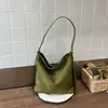 Bolso de mujer de gran capacidad 2026 nuevo verano vintage gamuza Maillard bolso tote para el trabajo bolso de hombro cruzado