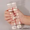 Pegatinas de uñas de Santa Claus más vendidas transfronterizas, lindas, gel sin curado, copo de nieve, caricatura, calcomanías festivas para uñas, en stock