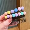 Peine para el cabello para niños, pinza para el cabello, peine simple para niña pequeña, artefacto para el cabello de bebé, novedad de verano de 2023