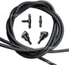 Kit de Manguera Conector de Boquilla Limpiaparabrisas Delantero Adecuado para Dodge Claes Jeep Chevrolet