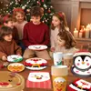 Productos Nuevos Transfronterizos para Navidad, Varios Temas, Suministros de Vajilla para Fiestas de Cumpleaños, Decoración de Ambiente, Servilletas de Papel, Vasos de Papel, Platos de Papel