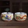 99 Tazas de Té Plateadas con Dragón y Fénix, Tazas de Pareja, Set en Caja de Regalo, Regalo de Boda para Recién Casados, Regalo de Celebración de Boda