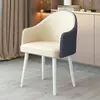Silla de Comedor Nórdica de Lujo Ligero para Uso Doméstico, Silla de Mesa de Comedor Minimalista Moderna para Sala de Estar con Respaldo, Silla de Reuniones de Hotel y Restaurante de Gama Alta