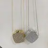 Mini Bolsa Pequena de Acrílico para Mulheres 2025 Nova Moda Europeia e Americana Estilo Lantejoula Versátil Bolsa de Corrente de Ombro Único para Batom