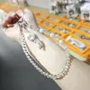 Cadena de Teléfono Colgante de Caqui de Nuevo Estilo para la Buena Suerte, Amuleto de Buena Suerte, Llavero de Pulsera con Cuentas de Cristal Fresco de Verano