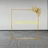 Amazon Boda Arco de Globos con Barra Telescópica Gigante Arco Cuadrado de Hierro Soporte de Boda para Jardín