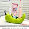Portacepillos de dientes de cerámica con forma de chile para venta al por mayor con drenaje, lindo almacenamiento para encimera de baño en casa para cepillo de dientes eléctrico y pasta de dientes