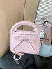 Bolso pequeño de lazo de moda transfronterizo para mujer, nuevo bolso de mano de nicho estilo coreano, bolso cuadrado pequeño versátil, bolso de hombro y bandolera