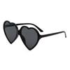 Nuevos Lentes en Forma de Corazón, Montura de Gafas de Sol de Corazón de Durazno a la Moda, Gafas de Sol Universales de Corazón Grande, Venta Directa de Fábrica de Gafas Cruzadas para Mujer 8660