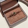 Anillo de Serpiente de Plata Esterlina S925 con Cristal Amarillo Natural para Mujer Nicho Año de Vida Lujo Ligero Alta Gama Anillo de Topacio