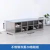 Gabinete de zapatos de acero inoxidable 201, vestidor, banco para cambiarse los zapatos, casillero, gabinete multi-puerta con cerradura, taller libre de polvo, gabinete de almacenamiento para empleados
