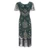 Vestido retro de 1920 comercio exterior venta caliente 2019 Amazon europeo y americano nuevo vestido de lentejuelas de alta gama disfraces para mujer