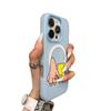 Capa Magnética de Geléia Dois em Um para Celular Adequada para Apple 17Promax Nova Anti-Queda Personalizada Pequena Fresca Estampa de Desenho Animado