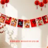 2026 Ano Novo Festival da Primavera Chinesa Bandeira de Corda de Tecido à Prova d'Água Hotel Loja Shopping Evento Decoração de Atmosfera