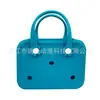 Moda Europeia e Americana Bolsa de Praia de Eva Verão ao Ar Livre Estilo Coreano Bolsa de Mão Bolsa Tote Acessórios DIY Bolsa com Furos