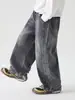 Novedad Otoño 2026 Jeans Lavados Estilo Retro Americano para Niños Mayores, Corte Holgado Versátil Casual Pantalones Largos Modernos