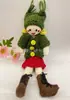 Muñeca Colgante de Fieltro de Lana Hecha a Mano Nepalí Linda Oveja Conejo Llavero Cadena de Bolso Decoración de Bolso Producto Terminado