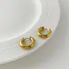 Pendientes de Acero Inoxidable Estilo Celebridad de Internet Mismo Estilo Europeo y Americano Nuevo Estilo Ins Pendientes de Oro de 18K Pendientes para Mujer Frescos
