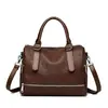 Bolso Boston Retro Moderno Versátil Bolso de Mano de Alto Valor y Alta Calidad Estiloso para Oficinista Bolso para Mamá de Gran Capacidad