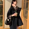 Chamarra Corta Color Caqui para Mujer 2026 Primavera Otoño Nuevo Estilo Coreano Holgada Adelgazante de Longitud Media Estilo Británico Abrigo ins