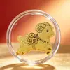 Año de la Oveja Oro Puro 999 Tener Dinero para Gastar Pegatina para Teléfono Móvil de Oro Pegatina de Lámina de Oro de Oveja Pequeña Tienda Tráfico de Transmisión en Vivo Controlador de Tráfico Fábrica de Productos Al por Mayor
