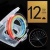 Nova linha de pesca PE série 12 colorido Luya PE linha 100m10 metros 1 cor de pesca jangada linha principal linha de pesca sub-linha linha de pesca