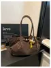 Bolso tote vintage de mujer estilo coreano con estampado de leopardo, bolso de hombro suave de cuero de gran capacidad para el trabajo, bolso casual para el antebrazo