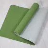 Tapete de Yoga TPE de Dupla Camada Bicolor Linha de Postura Espessura 8mm Largura 61/80cm Tapete de Fitness Atacado Suporta Logo